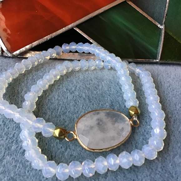 Crystal Stackable Bracelet Set of 2 - Picture 10 of 13